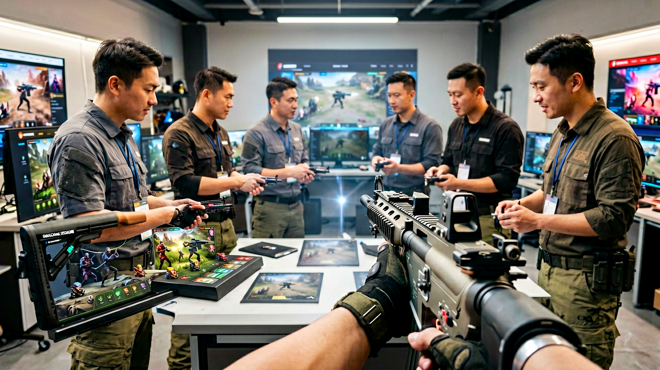 FPS射击类电竞游戏,精准枪法与战术配合
